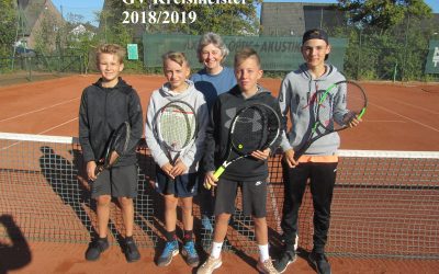 Tennis-Kreismeister 2018/19 in allen Klassen