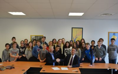 Bon voyage en Bretagne!: Das Gymnasium Voerde besiegelt eine neue Schulpartnerschaft mit dem Collège du Haut-Gesvres in Treillières