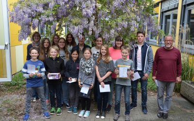 Mathe-Fans machen große Sprünge: 19 Schülerinnen und Schüler des GV gewinnen Preise beim Känguru-Wettbewerb