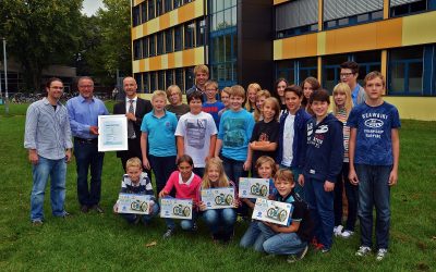 Das Gymnasium Voerde ist Sieger im RWE Schulwettbewerb “Energie mit Köpfchen”