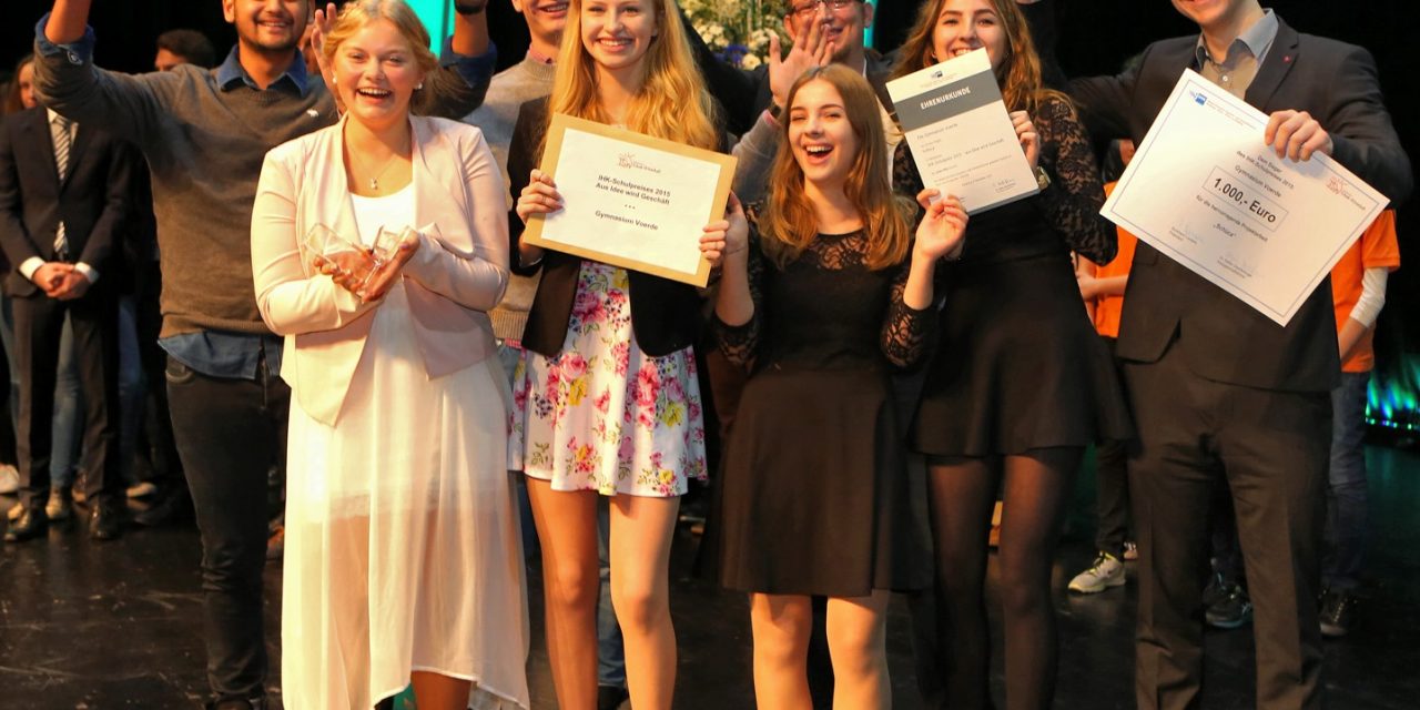 Engagement zahlt sich aus: Schüler des GV gewinnen mit ihrem Schülercafé den Schulpreis der IHK-Niederrhein
