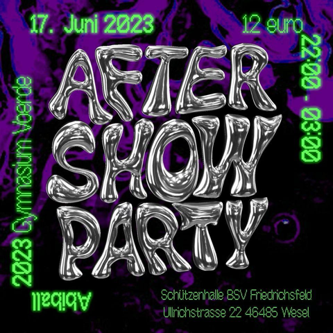 Abifeier Aftershowparty: Tickets ab sofort erhältlich!