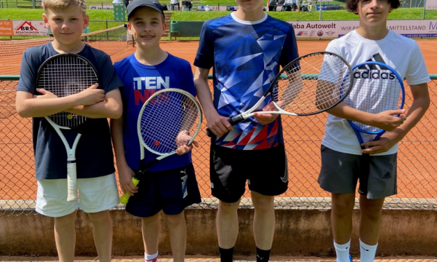 GV Tennis WKIII-Team (Jungen) sammelt wertvolle Erfahrungen in Mönchengladbach