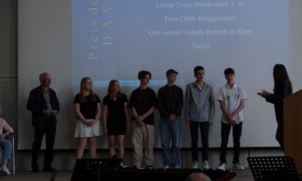 Mit Latein zum Erfolg: VENISTIS, VIDISTIS, VICISTIS – Erster Preis im Team-Wettbewerb des Bundeswettbewerbs Fremdsprachen für das GV