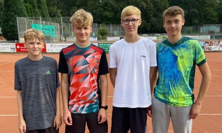 Tennis-Schulmannschaft WK II: Ein Satz zu wenig für den Sieg für die U18